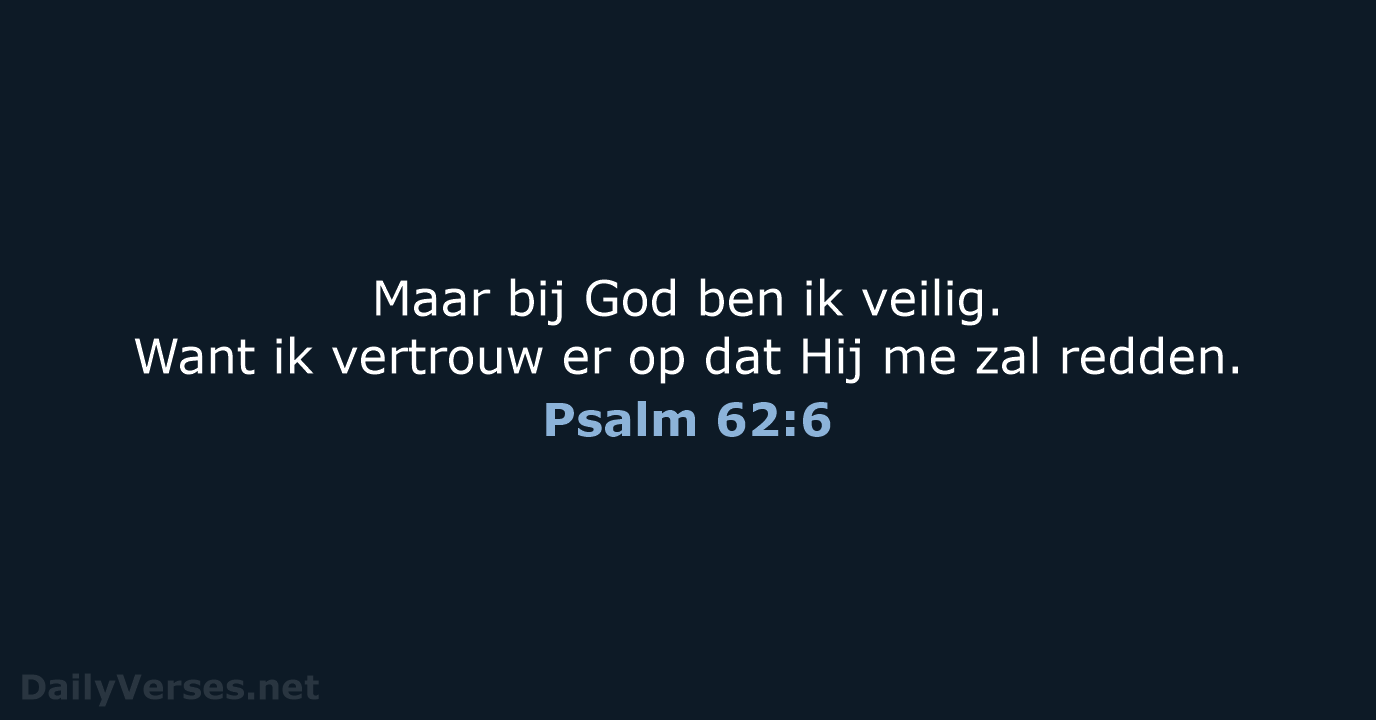 Psalm 62:6 - BB