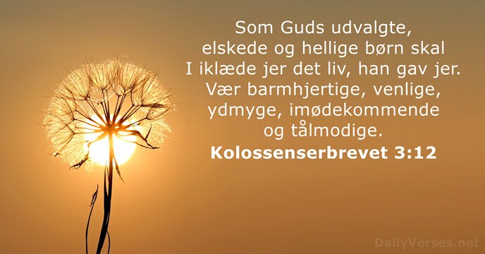 Kolossenserbrevet 3:12