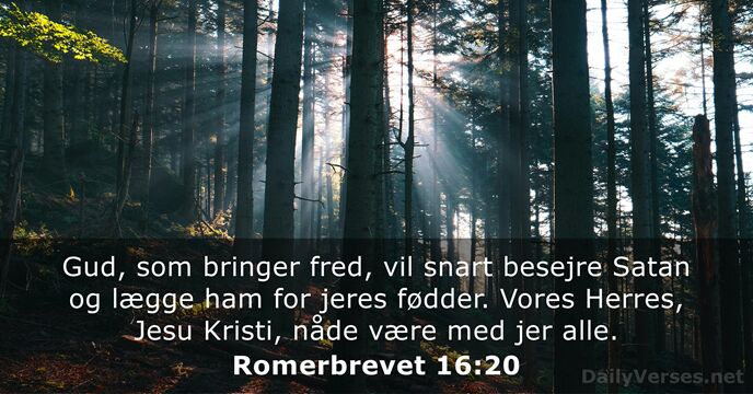 Romerbrevet 16:20