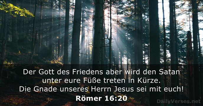Römer 16:20