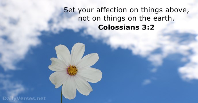 Colossians 3:2