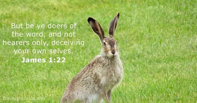 James 1:22