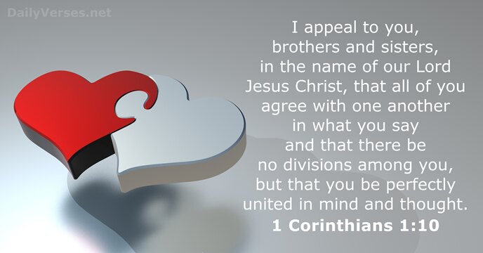 1 Corinthians 1:10