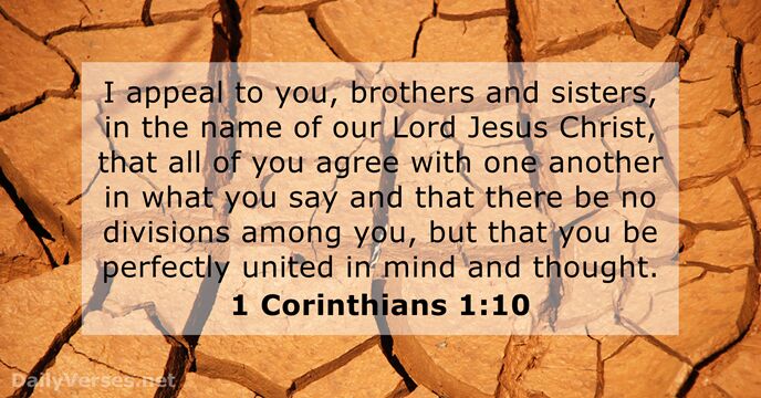 1 Corinthians 1:10