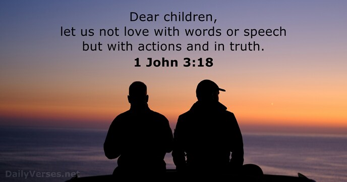 1 John 3:18