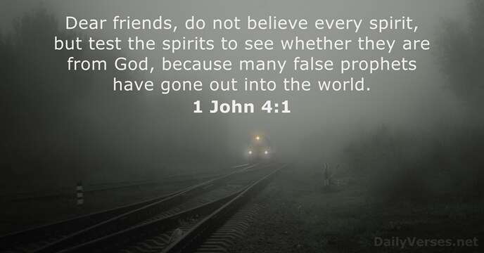 1 John 4:1