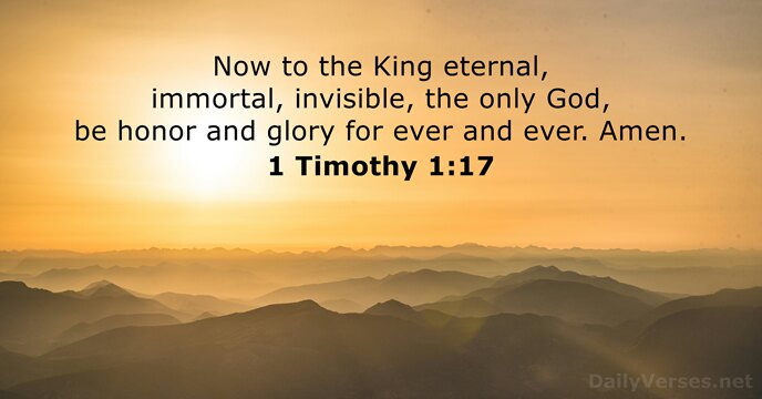 1 Timothy 1:17