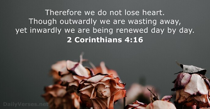 2 Corinthians 4:16