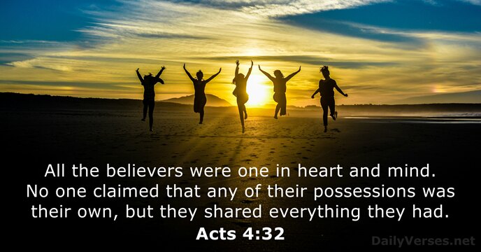 Acts 4:32