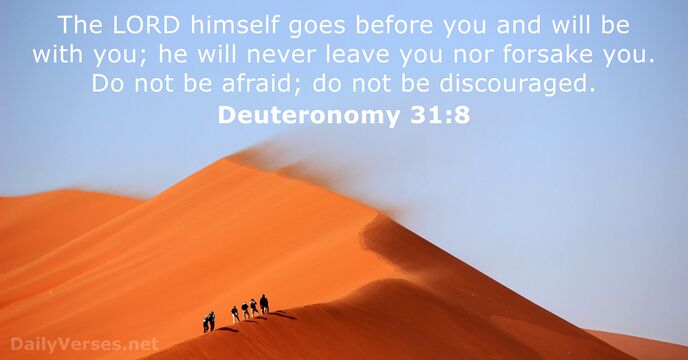 Deuteronomy 31:8