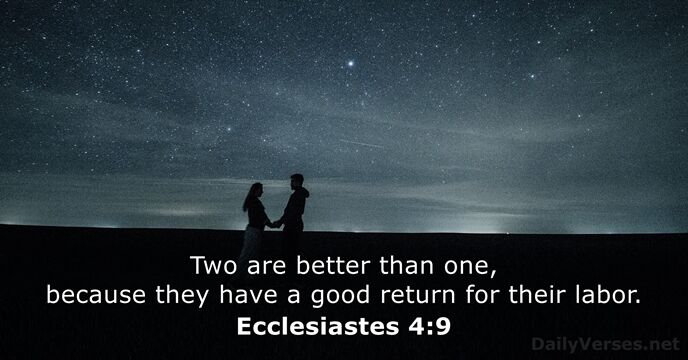Ecclesiastes 4:9