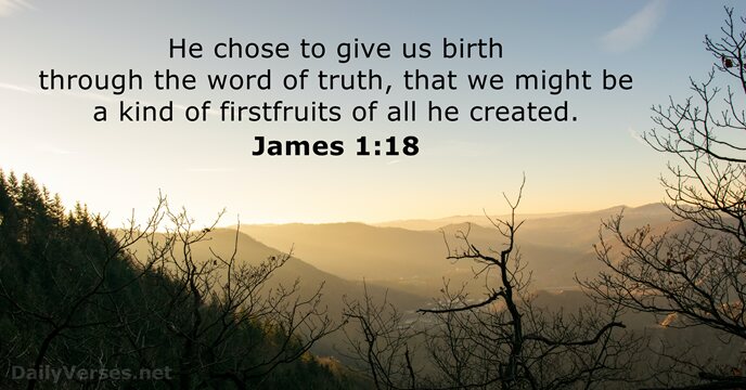 James 1:18