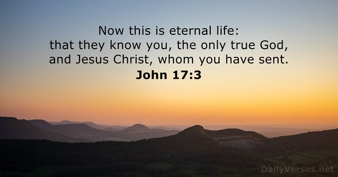 John 17:3