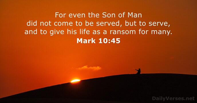 Mark 10:45