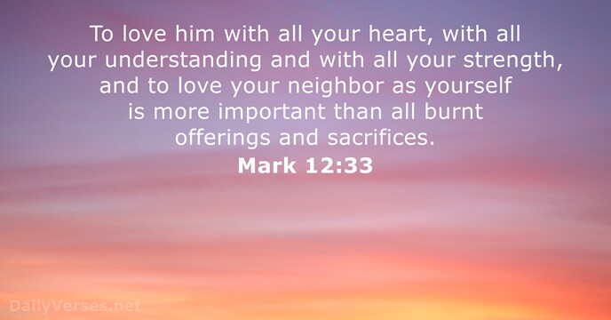 Mark 12:33