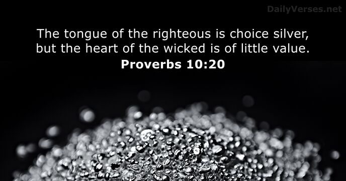 Proverbs 10:20