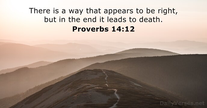 Proverbs 14:12