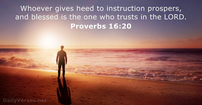 Proverbs 16:20