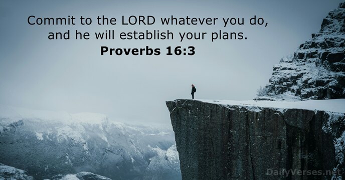 Proverbs 16:3