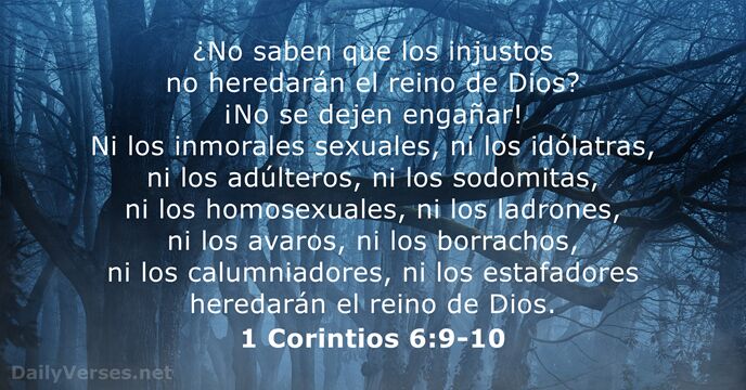 1 Corintios 6:9-10