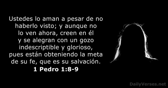1 Pedro 1:8-9