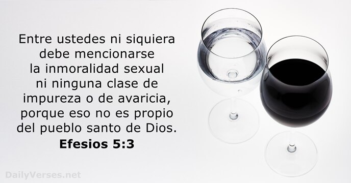 Efesios 5:3