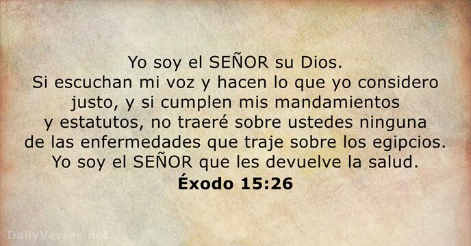 Éxodo 15:26