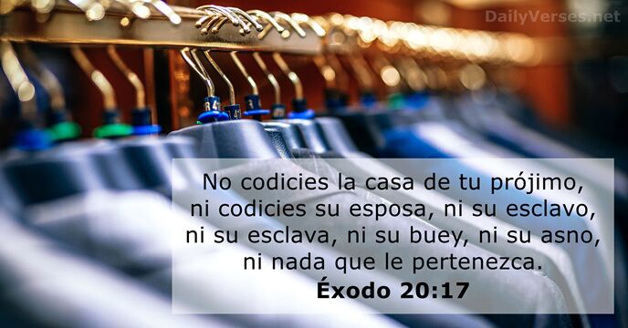 Éxodo 20:17