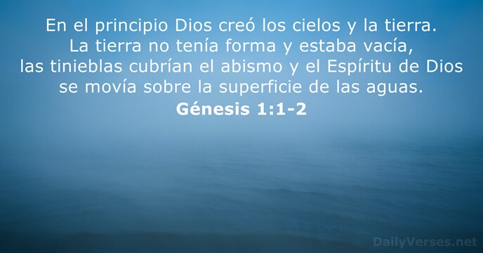 Génesis 1:1-2