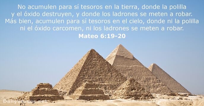 Mateo 6:19-20