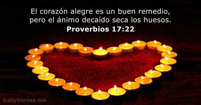 Proverbios 17:22