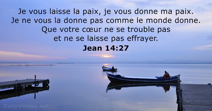 Jean 14:27