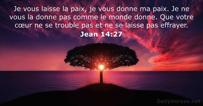Jean 14:27