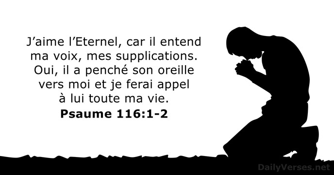Psaume 116:1-2