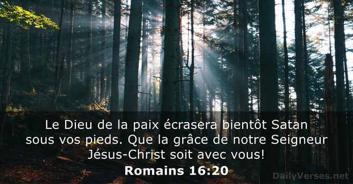 Romains 16:20