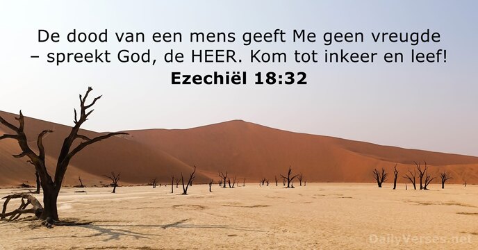 Ezechiël 18:32