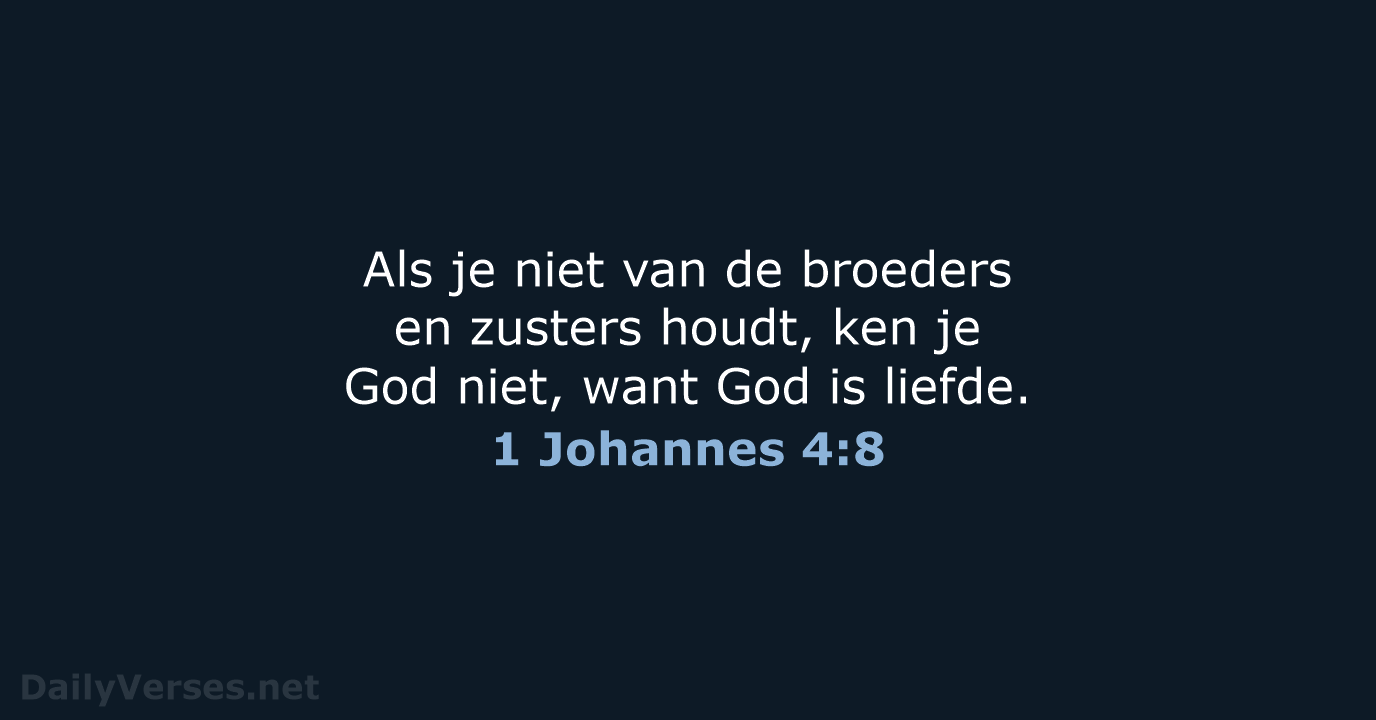 1 Johannes 4:8 - BB