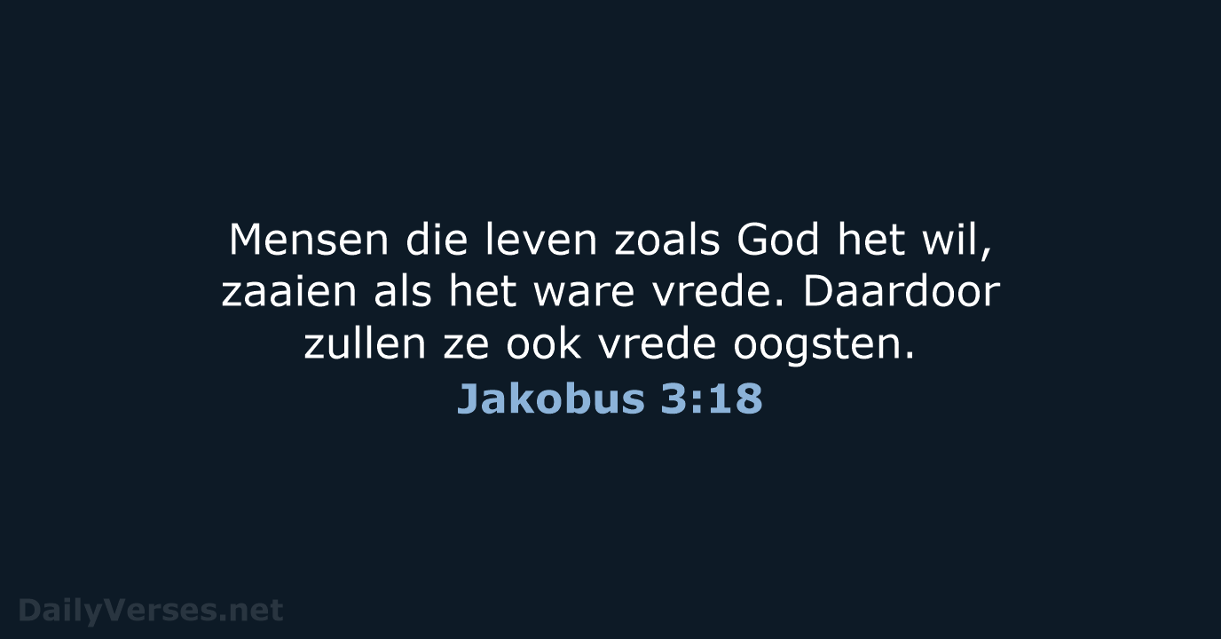 Jakobus 3:18 - BB